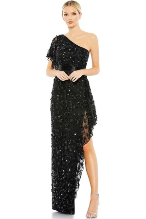 Rachel Allan 40225 - Asymmetrical Strap Detail Cocktail Dress – Couture  Candy