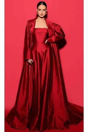 TARIK EDIZ 98574 - Long Cape Jacket