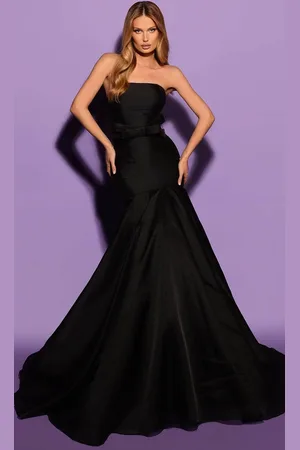 TARIK EDIZ 53172 - Fitted Strapless Prom Gown