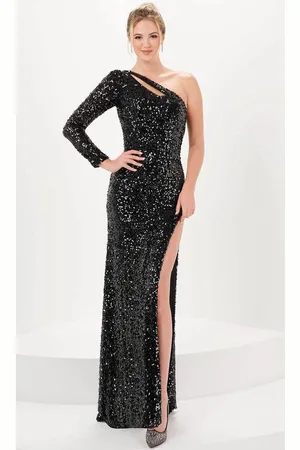 Tiffany & Co. 16053 - Cutout Sequin Evening Gown