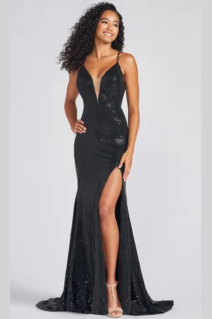 Colette for Mon Cheri CL12272 - Deep V-neck Long Gown