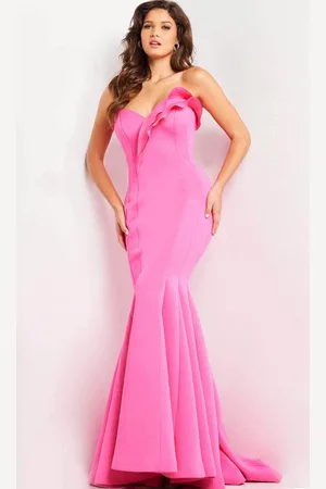 JOVANI 26200 - Ruffle Sweetheart Evening Dress