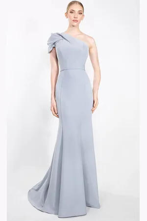 Janique 23007 - One Shoulder Mermaid Evening Gown