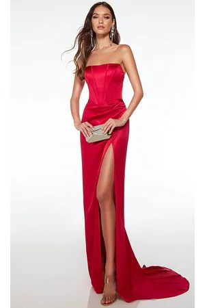 Alyce Paris 61489 - Strapless Fitted Bodice Evening Dress