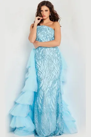 JOVANI 26119 - Glitter Fitted Prom Dress