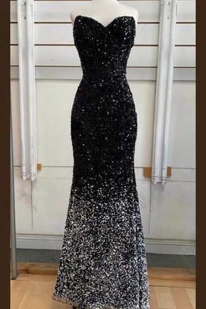 Jasz Couture 7533 - Corset Sequin Prom Dress