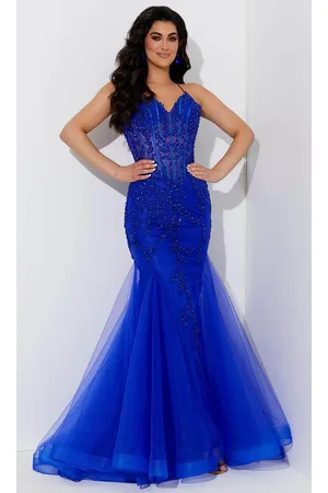 Jasz Couture 7539 - Embroidered Corset Prom Dress