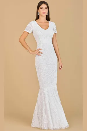 Lara Dresses 51143 - Beaded Mermaid Bridal Dress