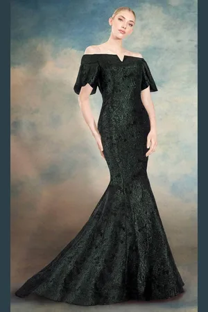 Janique 4941 - Tulip Sleeve Mermaid Gown