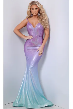 Johnathan Kayne 2674 - Beaded Illusion Evening Gown