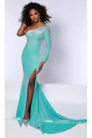 Johnathan Kayne 2610 - Jeweled Velvet Evening Gown