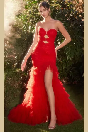 Andrea and Leo A1337 - Sweetheart Front Cutout Evening Dress