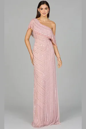 Lara Dresses 29084 - Draped One Shoulder Evening Dress