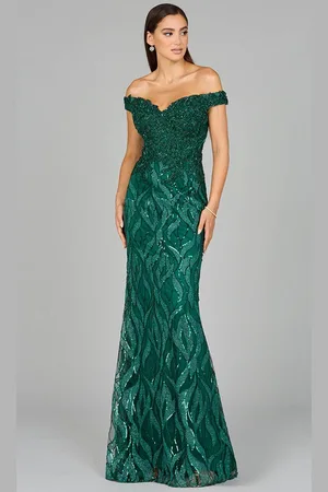 Lara Dresses 29045 - Off Shoulder Mermaid Evening Dress