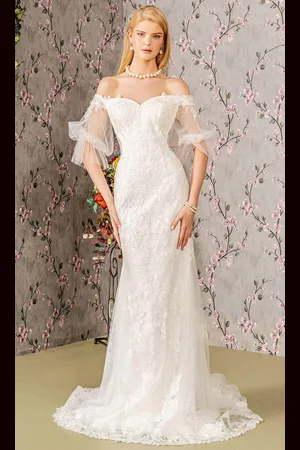GLS by Gloria Bridal GL3479 - Floral Embroidered Bridal Gown