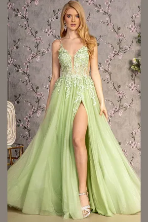 GLS by Gloria GL3202 - A-Line Sleeveless Evening Dress