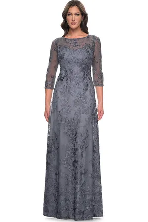 La Femme 30060 - Bateau A-Line Formal Dress