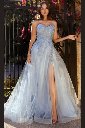 Andrea and Leo A1339 - Sweetheart Beaded Lace Evening Dress