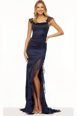 Sherri Hill 56228 - Ruffle Accented Fitted Dress