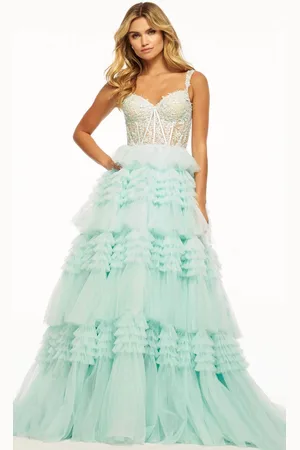 Sherri Hill 56019 - Lace Corset Ballgown