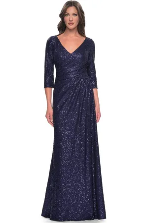 La Femme 30879 - Sequin A-Line Formal Dress