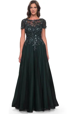 La Femme 31267 - Floral Sequin Formal Dress