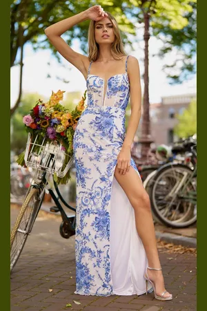 Sherri Hill 56319 - Beaded Floral Gown