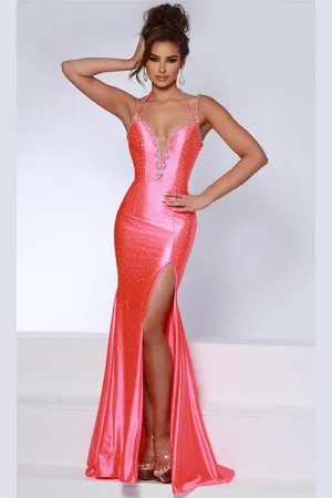 Johnathan Kayne 2815 - Jeweled Corseted Evening Dress