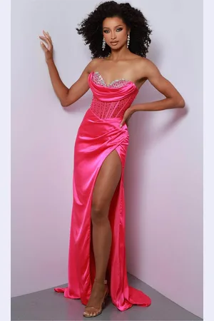 Johnathan Kayne 2842 - Draped Corset Evening Dress