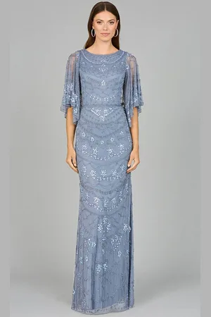 Lara Dresses 29091 - Beaded Jewel Neck Formal Dress