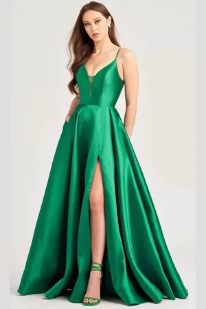 Ellie Wilde EW35232 - High Slit A-Line Evening Dress