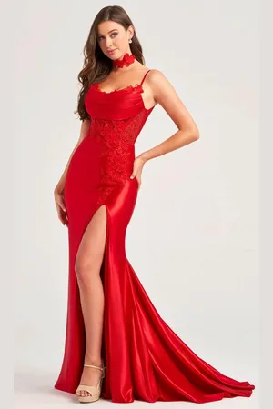 Ellie Wilde EW35028 - Pleated Floral Evening Dress