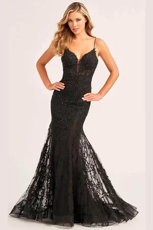 Ellie Wilde EW35010 - Corset Trumpet Evening Dress