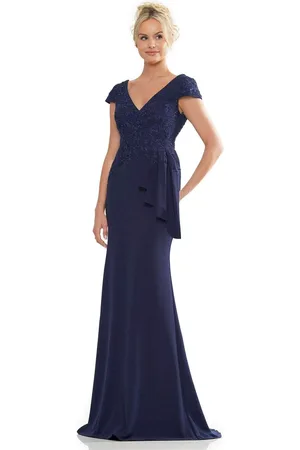 Rina Di Montella RD2960 - Embroidered Bodice Evening Gown