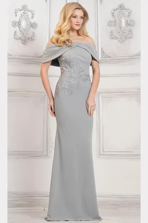 Rina Di Montella RD3114 - Embroidered Midriff Evening Dress