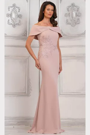 Rina Di Montella RD3114 - Embroidered Midriff Evening Dress