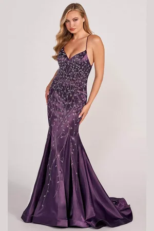Colette for Mon Cheri CL12210 - Floral Appliqued Ballgown