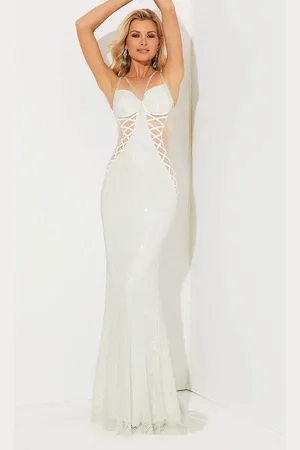 Jasz Couture 7513 - Beaded Illusion Prom Dress