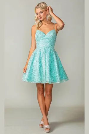 Dancing Queen 3359 - Sequin A-Line Cocktail Dress