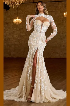Rachel Allan Bridal RB5065 - Sweetheart Neck Mermaid Wedding Gown
