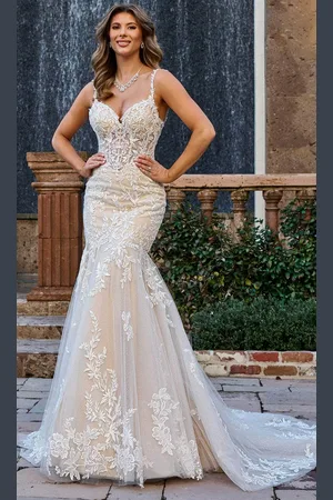 Rachel Allan Bridal RB4190 - Sleeveless Trumpet Bridal Gown