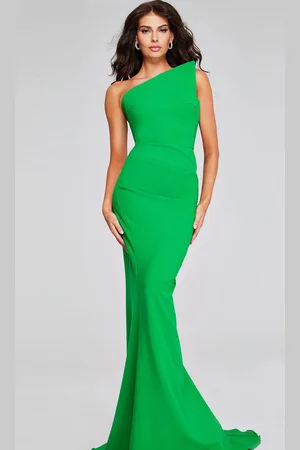 JOVANI 40301 - Fitted One Shoulder Evening Dress