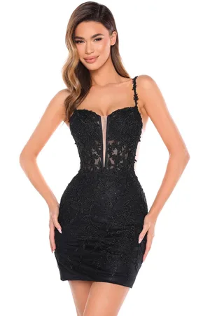 Amarra 88031 - Embroidered Sheath Cocktail Dress