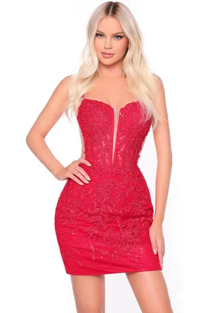 Amarra 88031 - Embroidered Sheath Cocktail Dress
