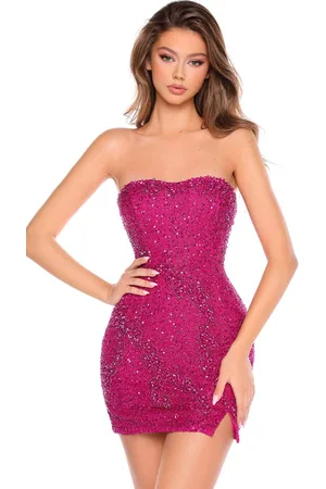 Amarra 88028 - Strapless Sequin Cocktail Dress
