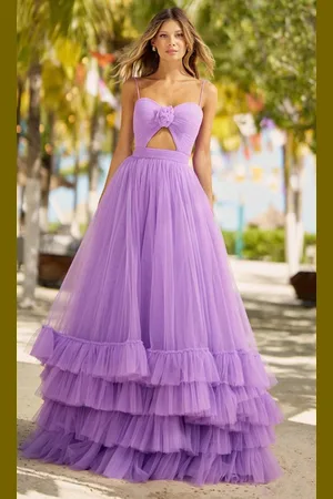 Sherri Hill 55982 - Ruched Floral Accent Prom Dress