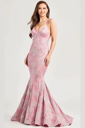 Ellie Wilde EW35083 - V-Neck Trumpet Evening Dress