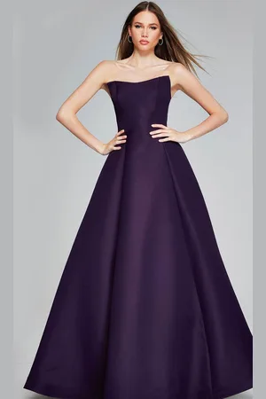 JOVANI 42347 - Strapless Fitted Bodice Prom Gown