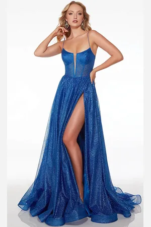 Alyce Paris 61600 - Glitter Scoop Evening Dress