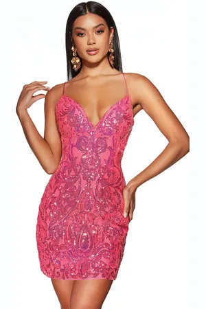 Alyce Paris 4900 - Sequin Embellished Sleeveless Cocktail Dress